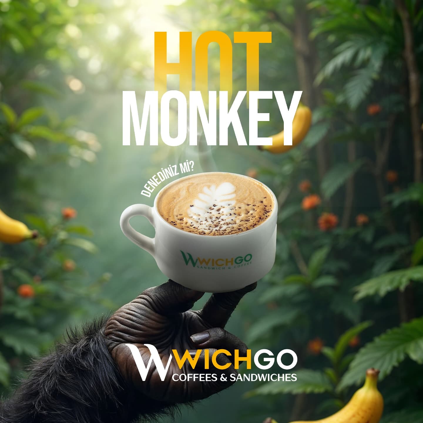 WichGo Hot Monkey kampanya görseli